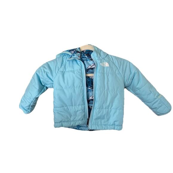 The North Face Other - North Face Baby Reversible Perrito Hooded Jacket, Blue, 12- 18 months NWOT